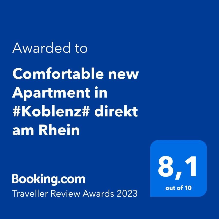 Comfortable New Apartment In #Koblenz# Direkt Am Rhein Koblenc Exteriér fotografie